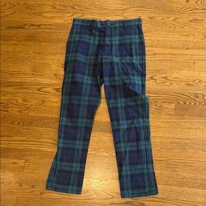Vineyard Vines Blue and Green Chino Pants Classic Plaid